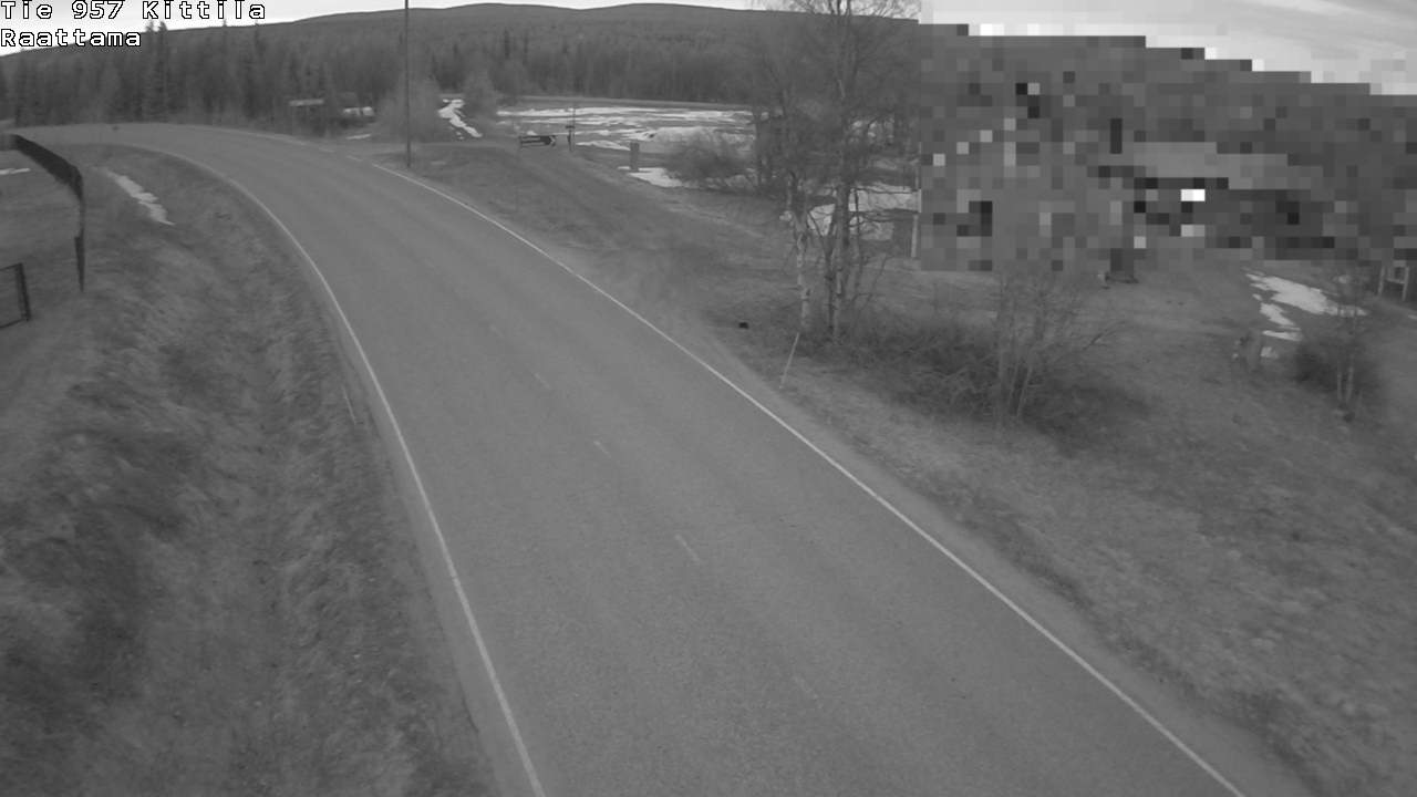 Weather Camera Image Väg 957 Kittilä, Raattama, Kittilä, Lappi