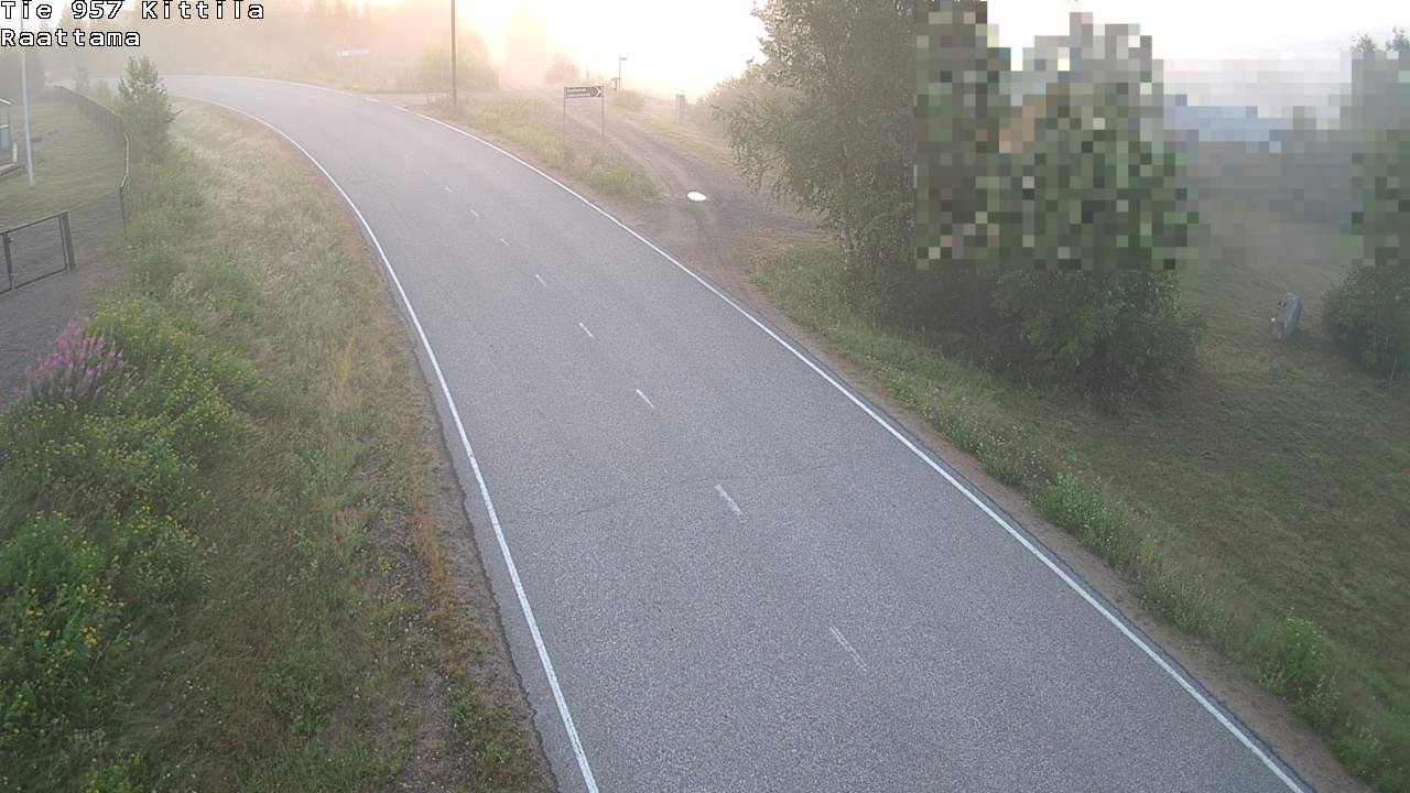 Weather Camera Image Väg 957 Kittilä, Raattama, Kittilä, Lappi