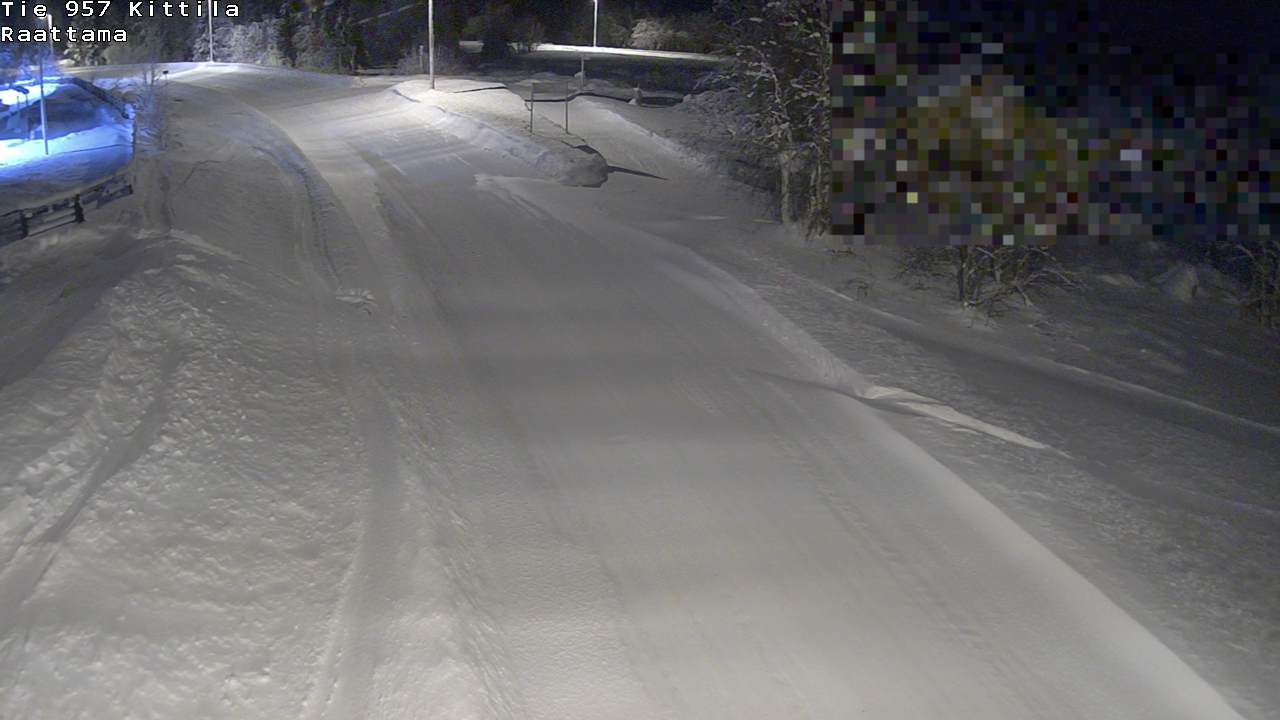 Weather Camera Image Road 957 Kittilä, Raattama, Kittilä, Lappi