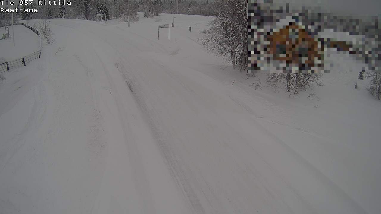 Weather Camera Image Road 957 Kittilä, Raattama, Kittilä, Lappi
