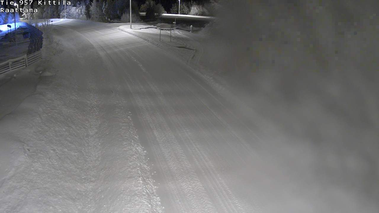 Weather Camera Image Road 957 Kittilä, Raattama, Kittilä, Lappi