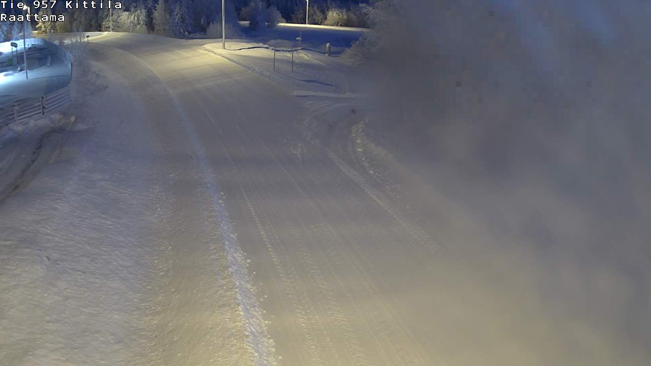 Weather Camera Image Road 957 Kittilä, Raattama, Kittilä, Lappi