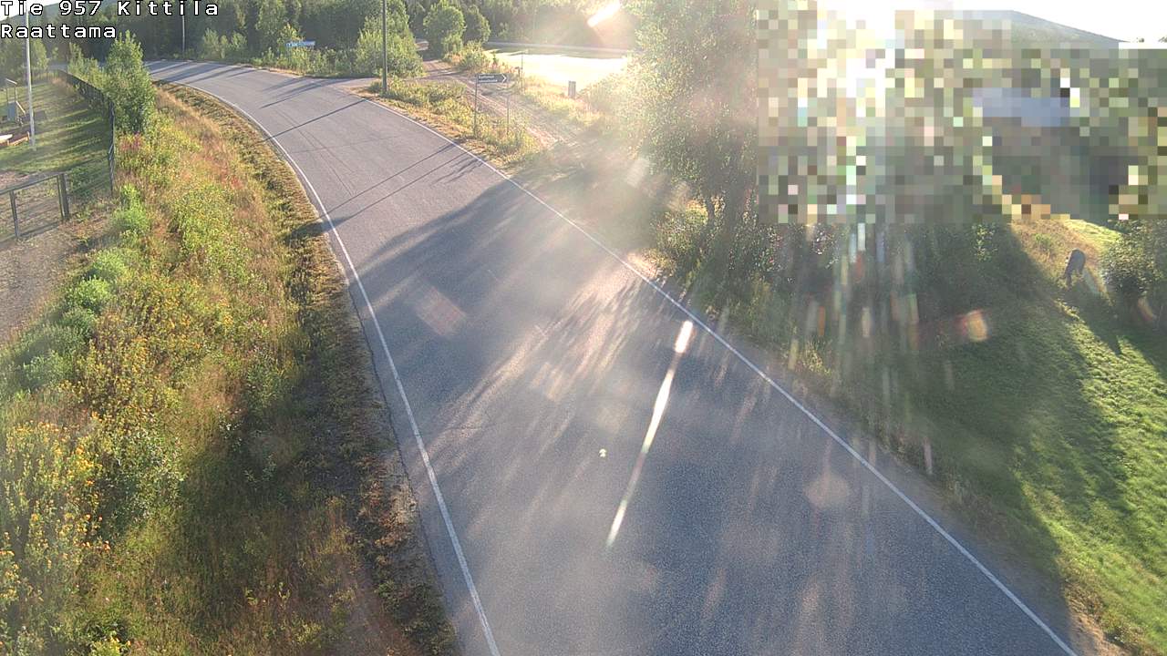 Weather Camera Image Väg 957 Kittilä, Raattama, Kittilä, Lappi