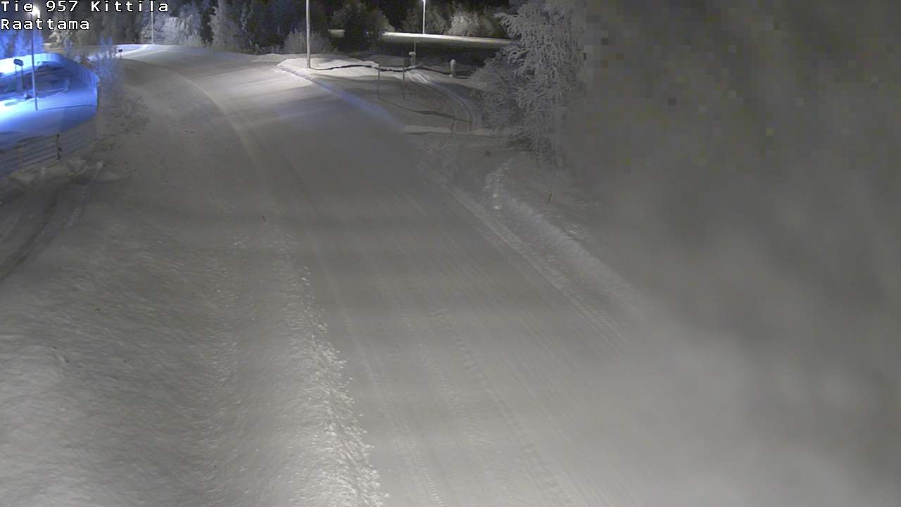 Weather Camera Image Väg 957 Kittilä, Raattama, Kittilä, Lappi