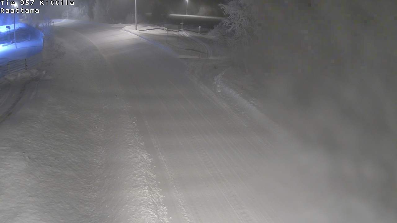 Weather Camera Image Road 957 Kittilä, Raattama, Kittilä, Lappi