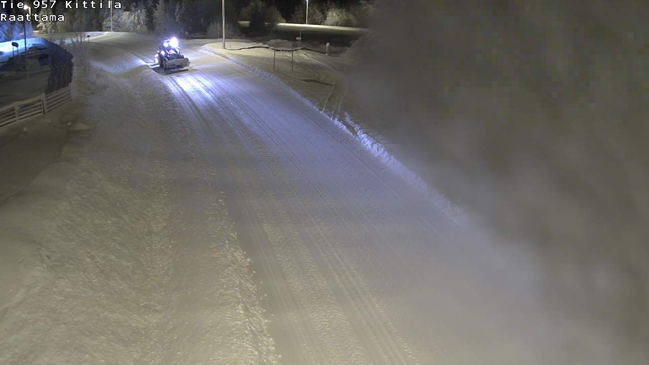 Weather Camera Image Road 957 Kittilä, Raattama, Kittilä, Lappi