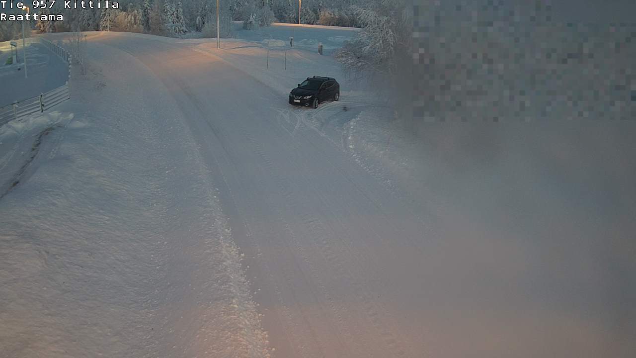 Weather Camera Image Road 957 Kittilä, Raattama, Kittilä, Lappi
