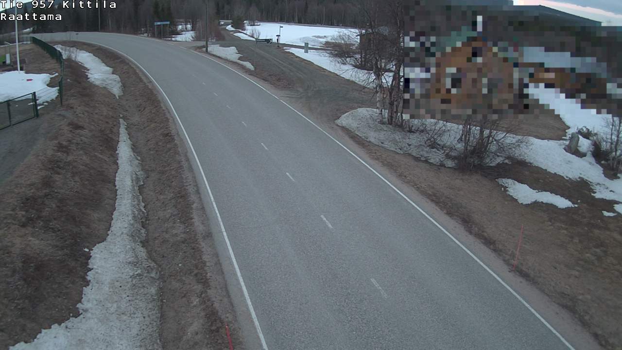 Weather Camera Image Väg 957 Kittilä, Raattama, Kittilä, Lappi