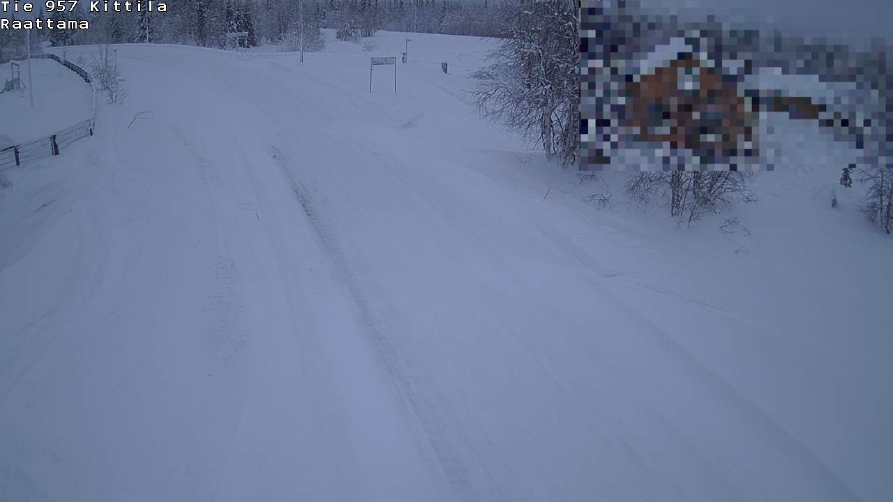 Weather Camera Image Road 957 Kittilä, Raattama, Kittilä, Lappi