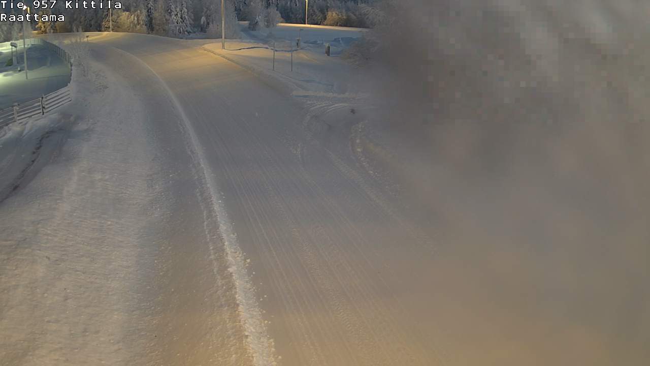 Weather Camera Image Road 957 Kittilä, Raattama, Kittilä, Lappi