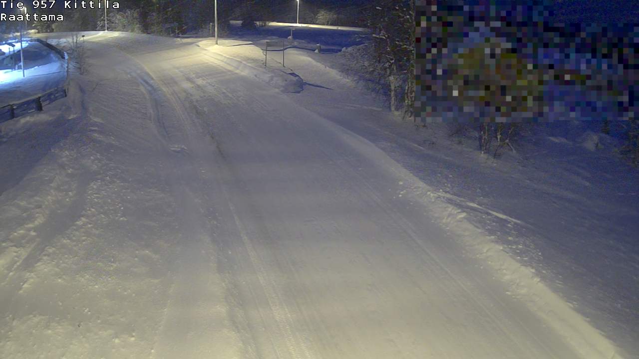 Weather Camera Image Road 957 Kittilä, Raattama, Kittilä, Lappi