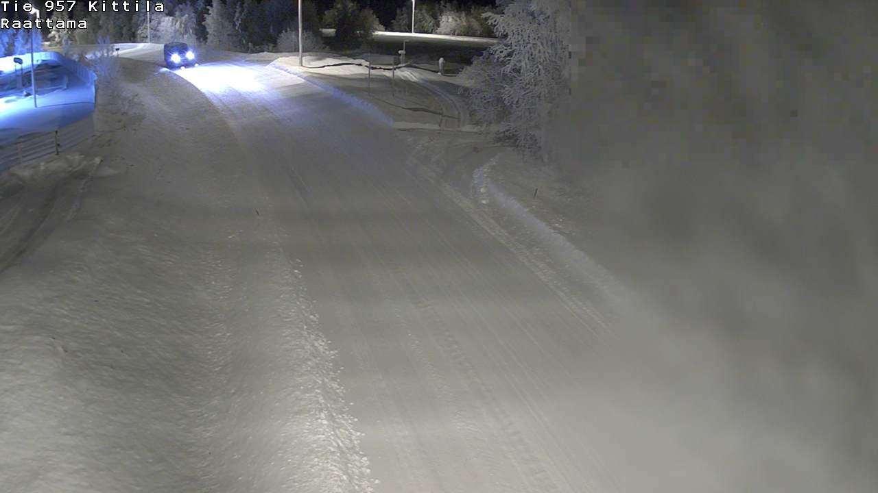Weather Camera Image Väg 957 Kittilä, Raattama, Kittilä, Lappi
