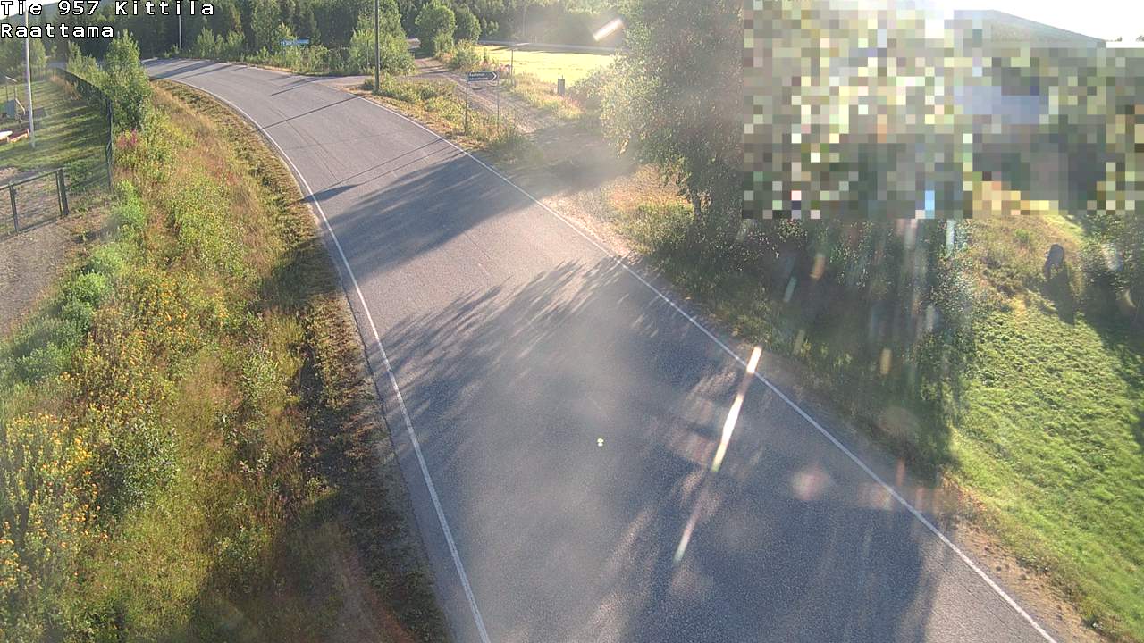 Weather Camera Image Väg 957 Kittilä, Raattama, Kittilä, Lappi