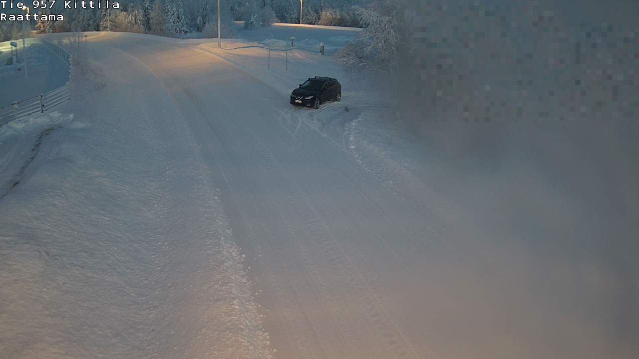 Weather Camera Image Road 957 Kittilä, Raattama, Kittilä, Lappi