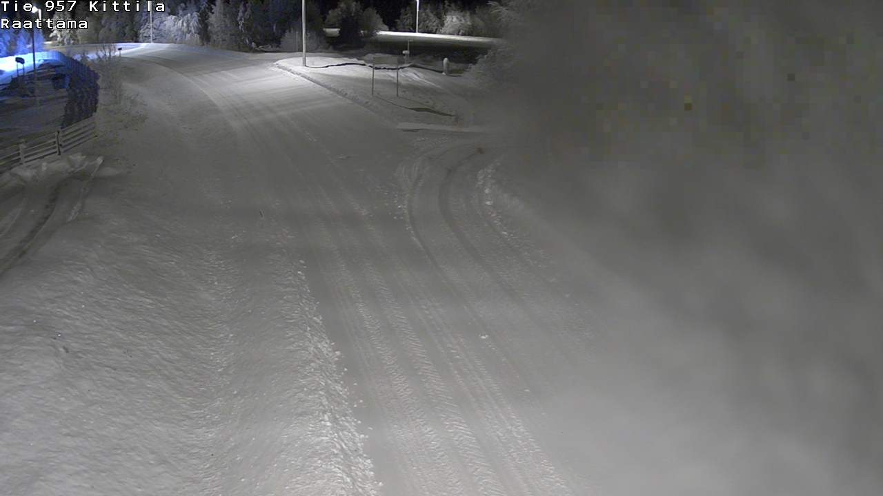 Weather Camera Image Road 957 Kittilä, Raattama, Kittilä, Lappi