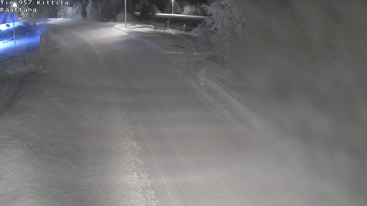Weather Camera Image Väg 957 Kittilä, Raattama, Kittilä, Lappi