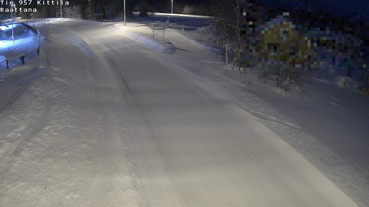 Weather Camera Image Road 957 Kittilä, Raattama, Kittilä, Lappi