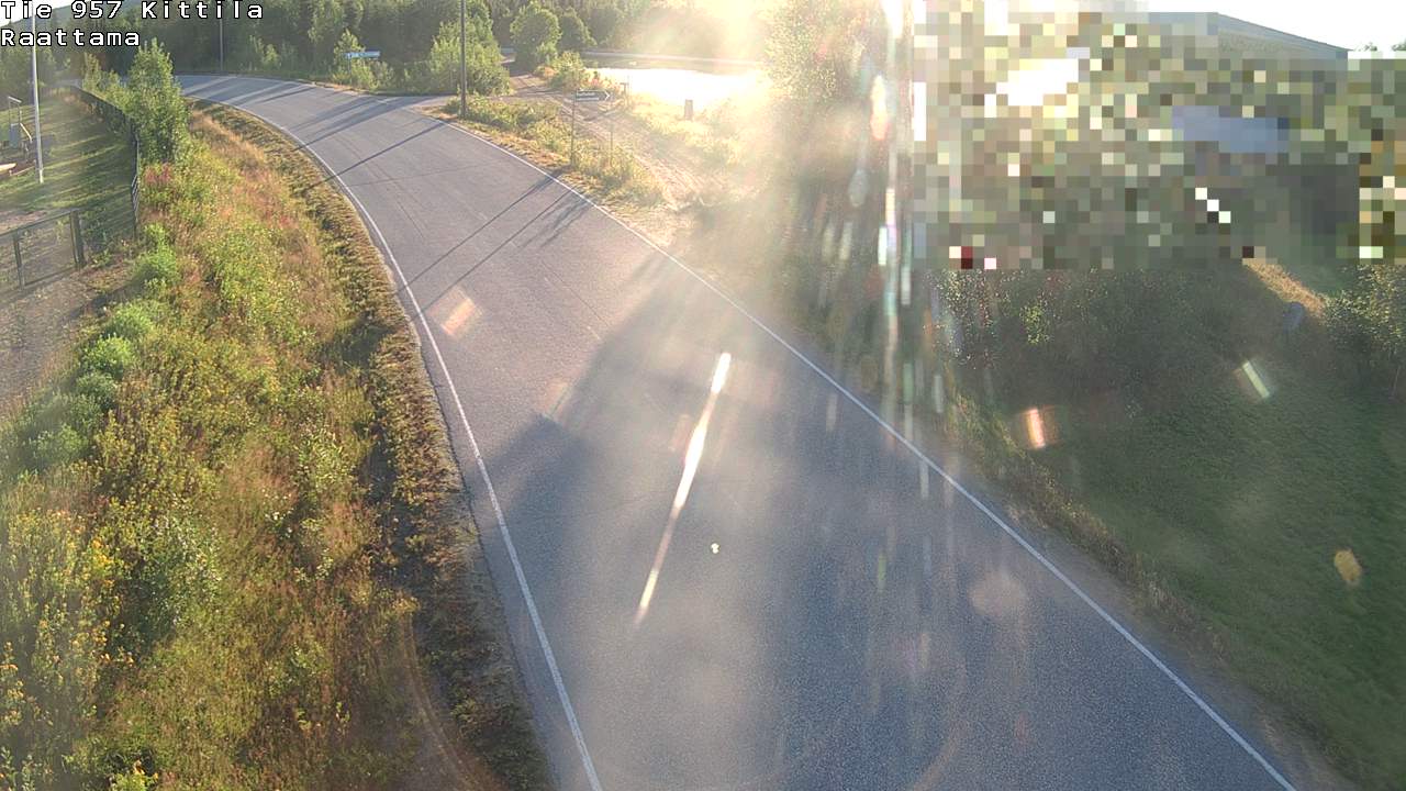 Weather Camera Image Väg 957 Kittilä, Raattama, Kittilä, Lappi