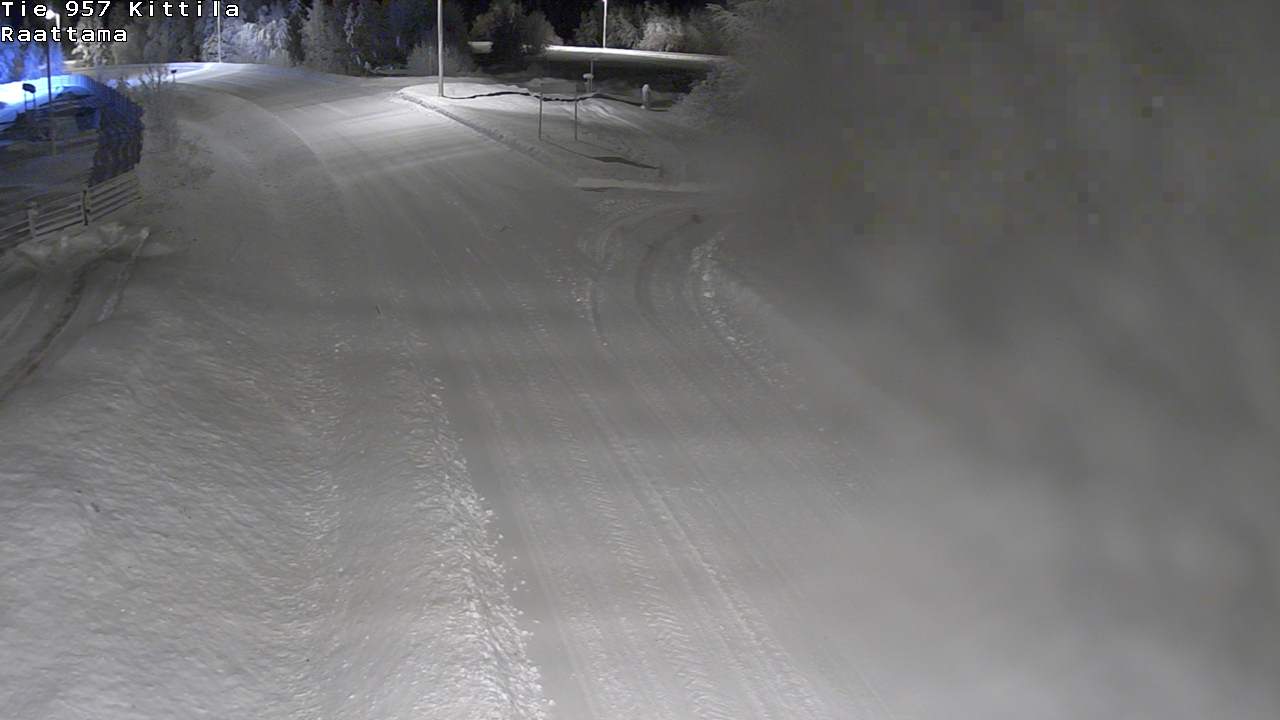 Weather Camera Image Road 957 Kittilä, Raattama, Kittilä, Lappi