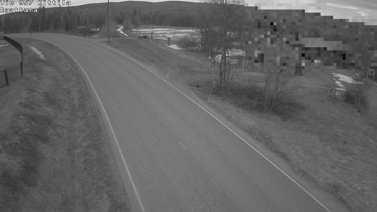 Weather Camera Image Road 957 Kittilä, Raattama, Kittilä, Lappi