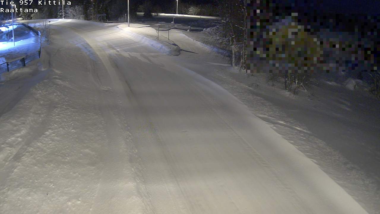 Weather Camera Image Road 957 Kittilä, Raattama, Kittilä, Lappi