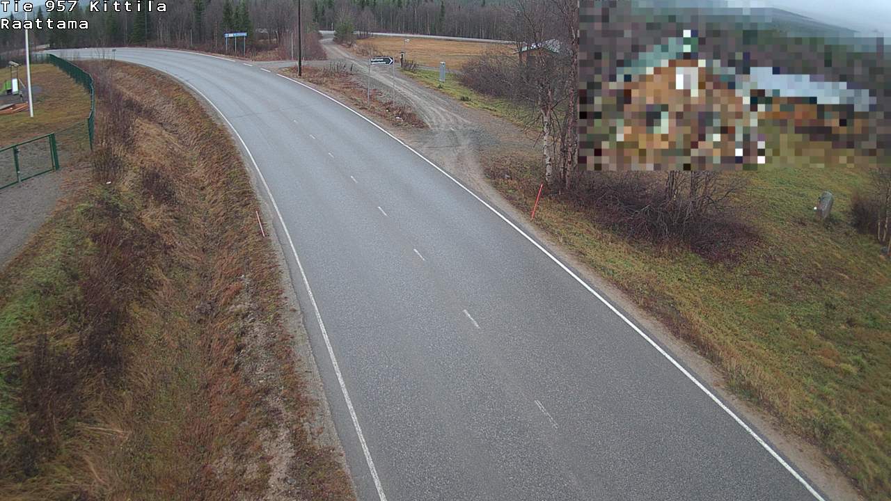 Weather Camera Image Väg 957 Kittilä, Raattama, Kittilä, Lappi