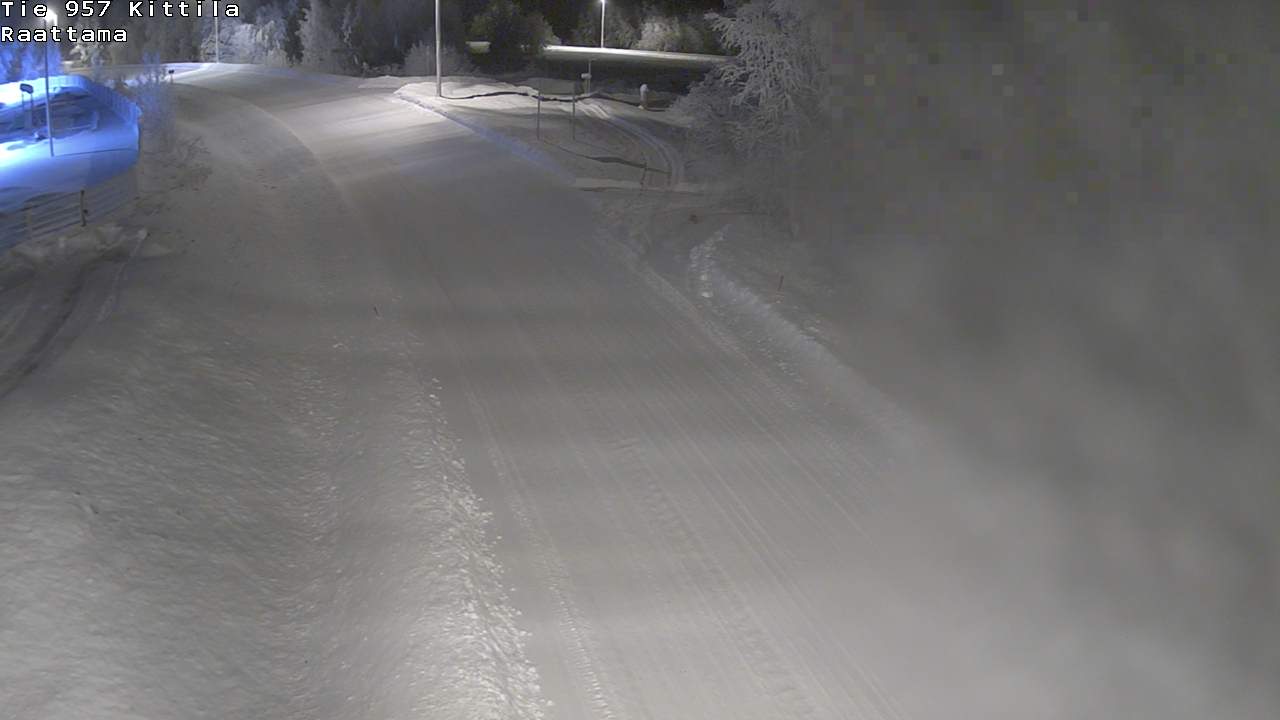 Weather Camera Image Road 957 Kittilä, Raattama, Kittilä, Lappi