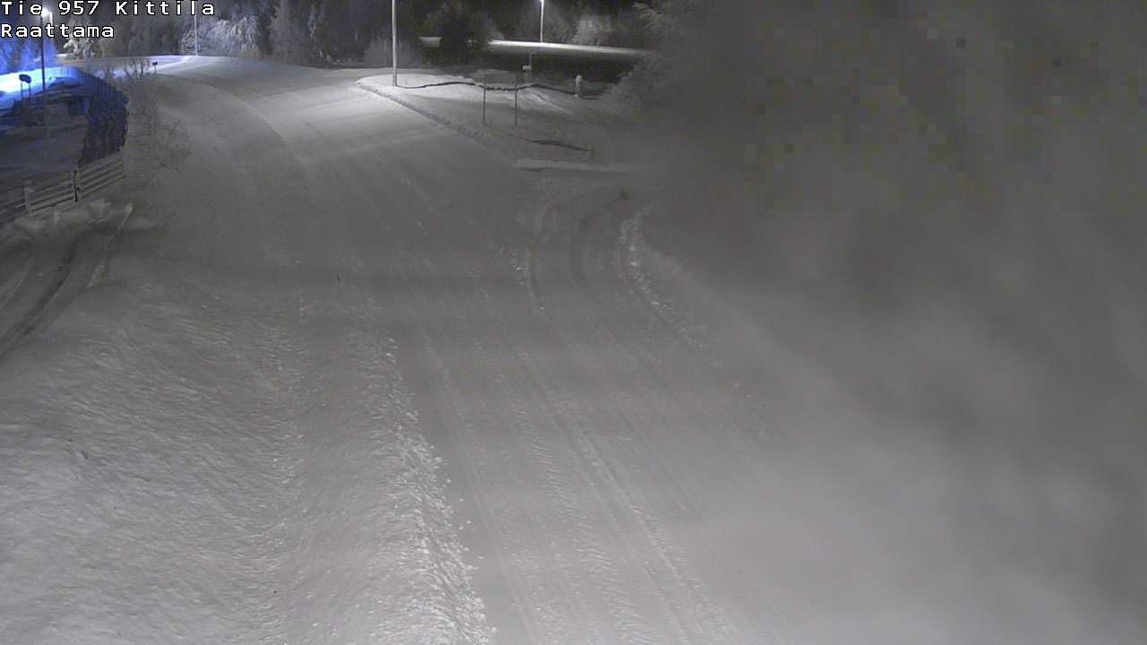 Weather Camera Image Road 957 Kittilä, Raattama, Kittilä, Lappi