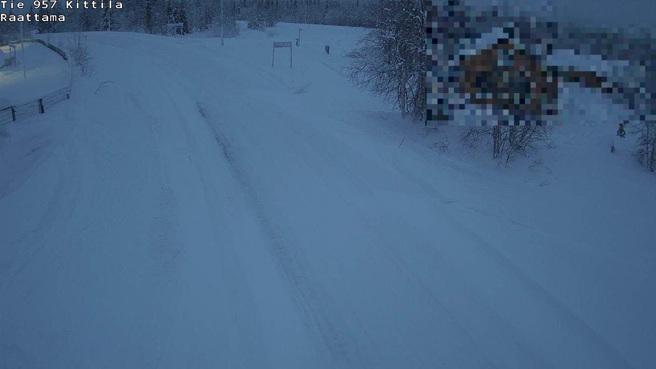 Weather Camera Image Road 957 Kittilä, Raattama, Kittilä, Lappi