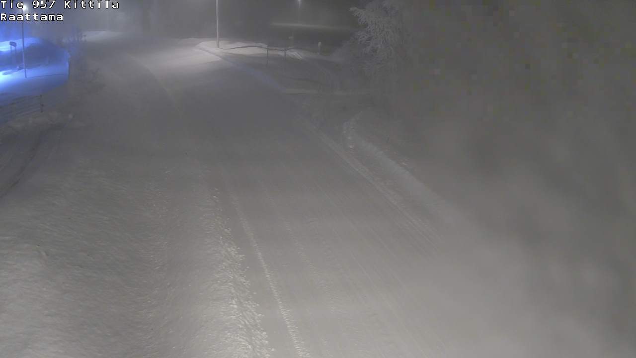 Weather Camera Image Väg 957 Kittilä, Raattama, Kittilä, Lappi