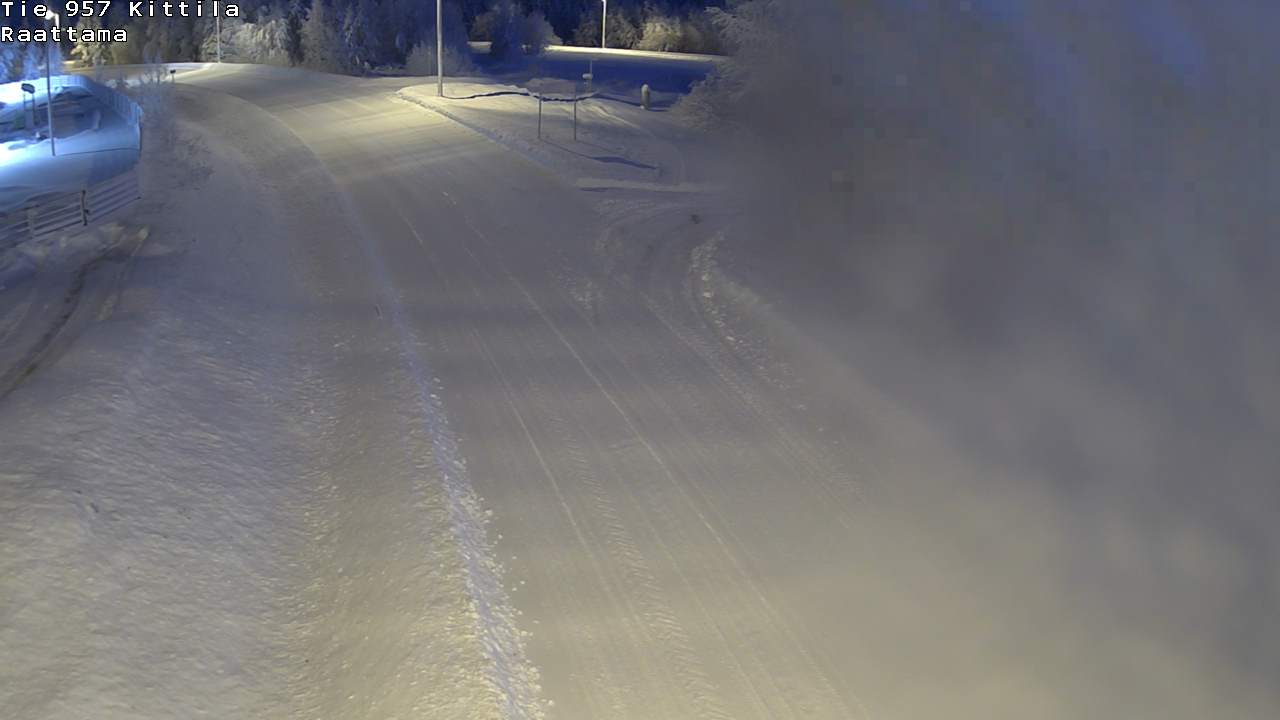 Weather Camera Image Road 957 Kittilä, Raattama, Kittilä, Lappi