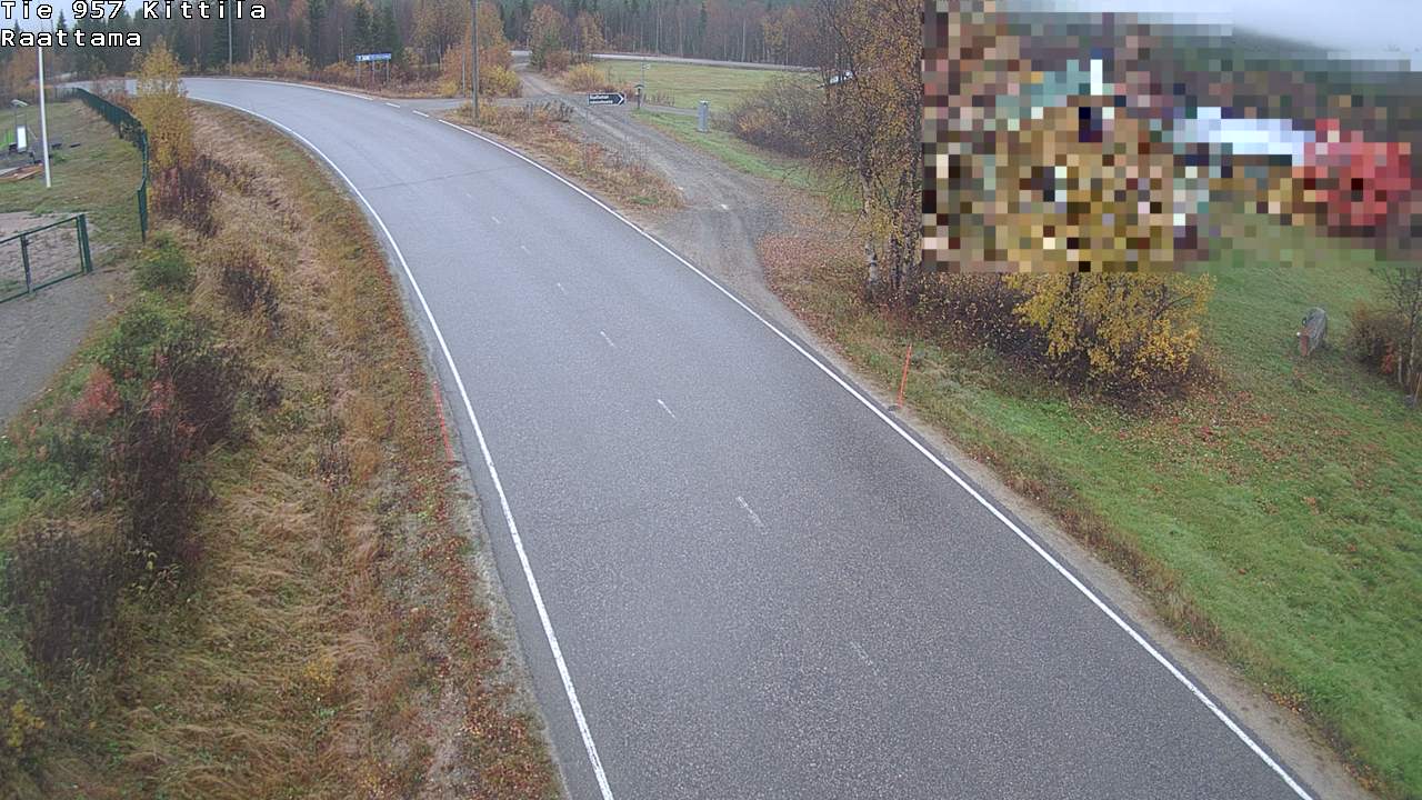 Weather Camera Image Road 957 Kittilä, Raattama, Kittilä, Lappi