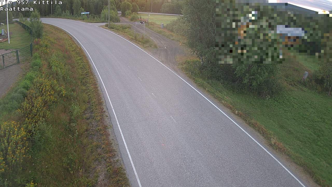 Weather Camera Image Väg 957 Kittilä, Raattama, Kittilä, Lappi