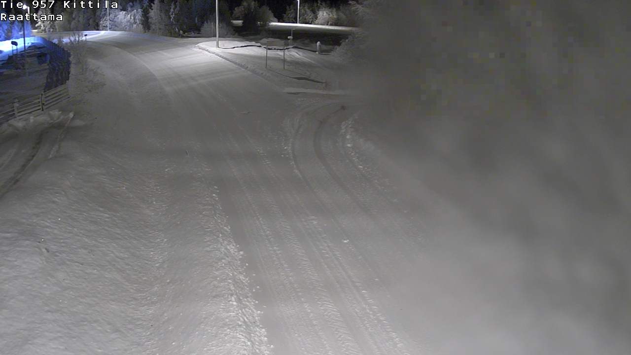 Weather Camera Image Road 957 Kittilä, Raattama, Kittilä, Lappi