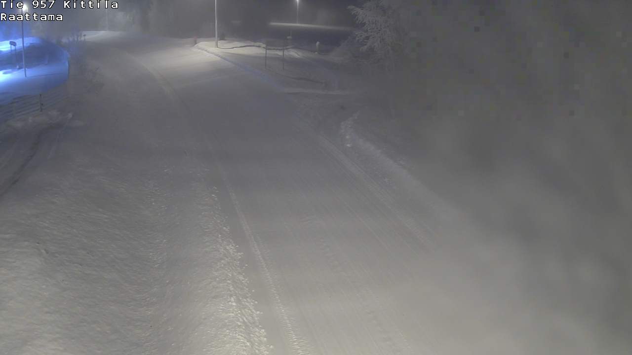 Weather Camera Image Road 957 Kittilä, Raattama, Kittilä, Lappi