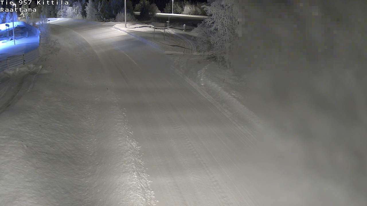 Weather Camera Image Väg 957 Kittilä, Raattama, Kittilä, Lappi