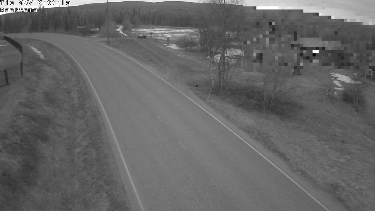 Weather Camera Image Väg 957 Kittilä, Raattama, Kittilä, Lappi
