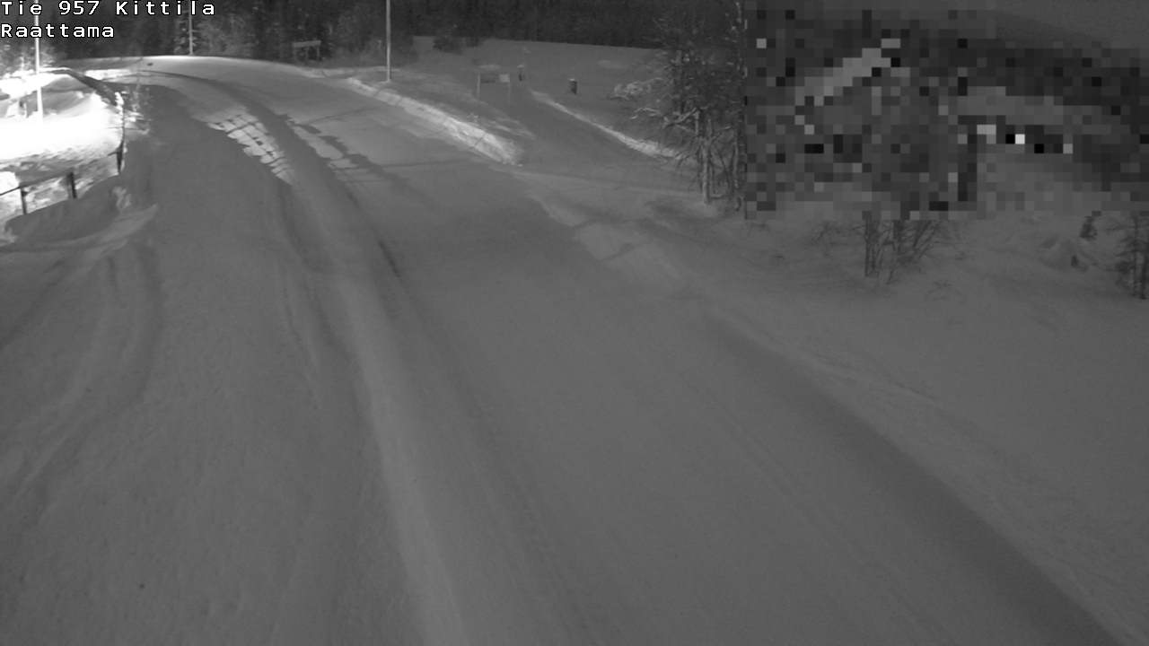 Weather Camera Image Road 957 Kittilä, Raattama, Kittilä, Lappi