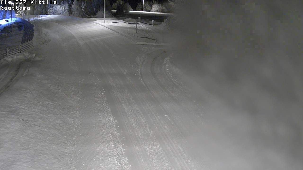 Weather Camera Image Road 957 Kittilä, Raattama, Kittilä, Lappi