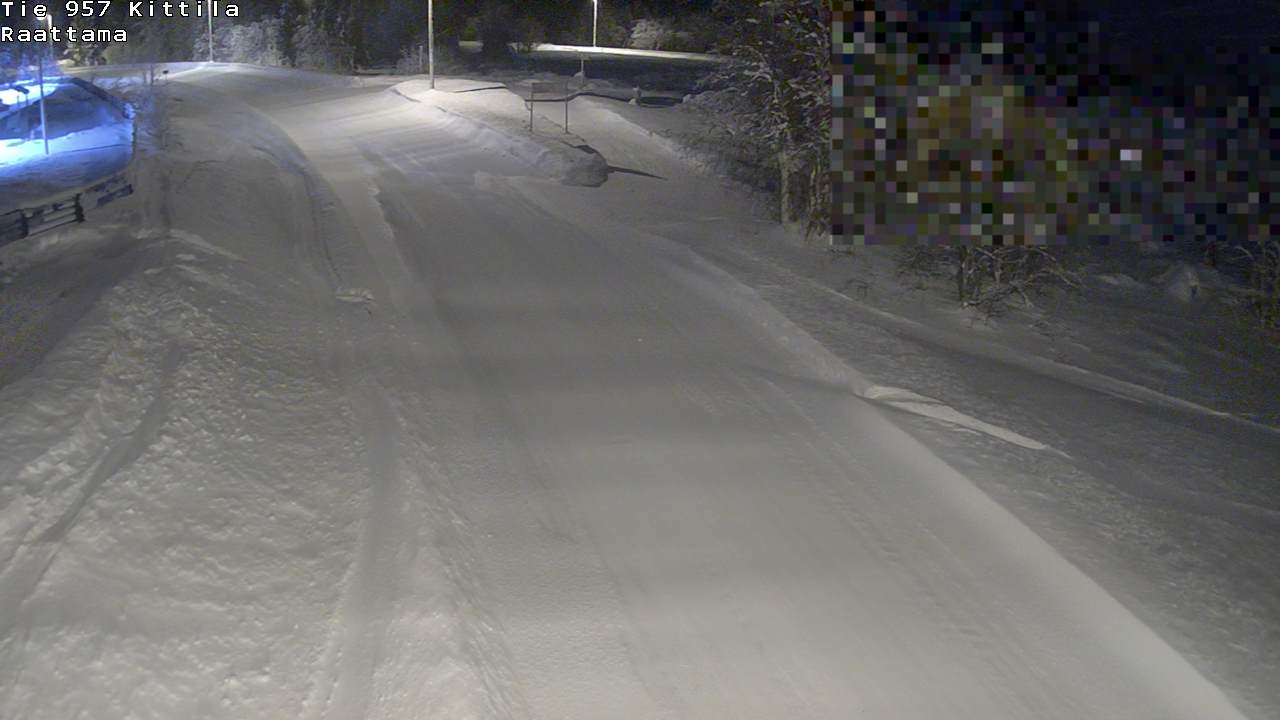 Weather Camera Image Road 957 Kittilä, Raattama, Kittilä, Lappi