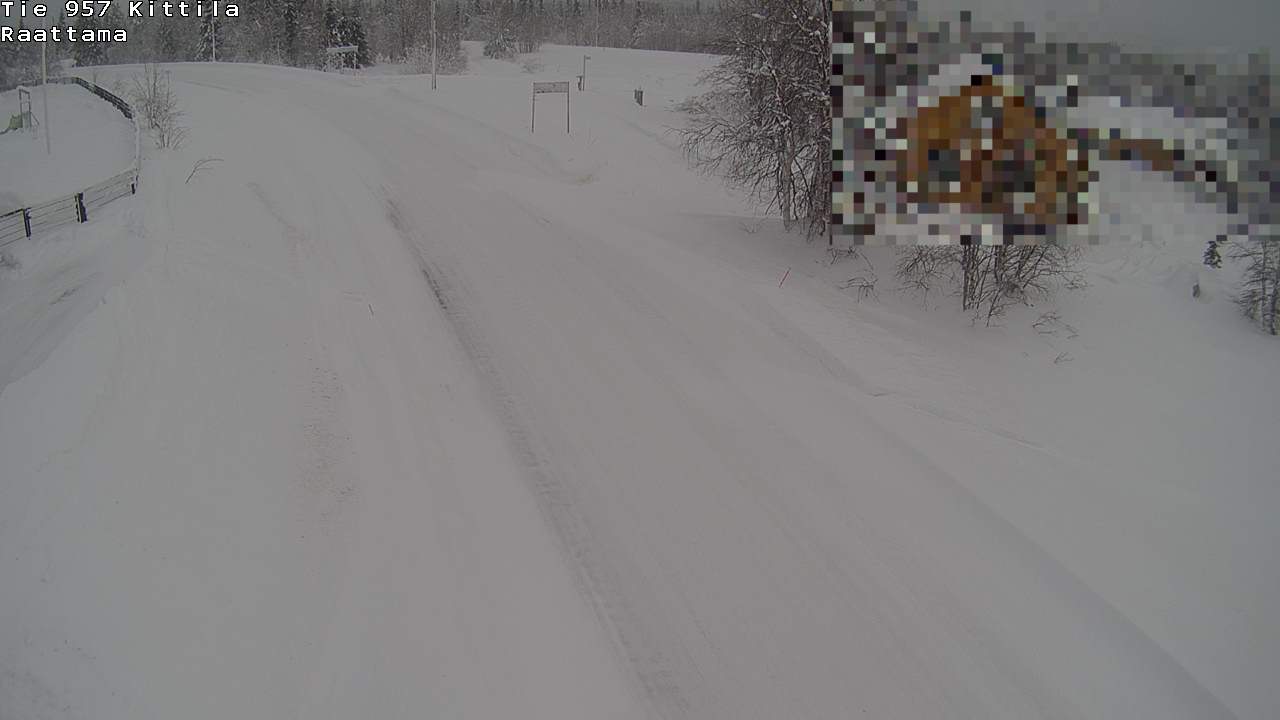 Weather Camera Image Road 957 Kittilä, Raattama, Kittilä, Lappi