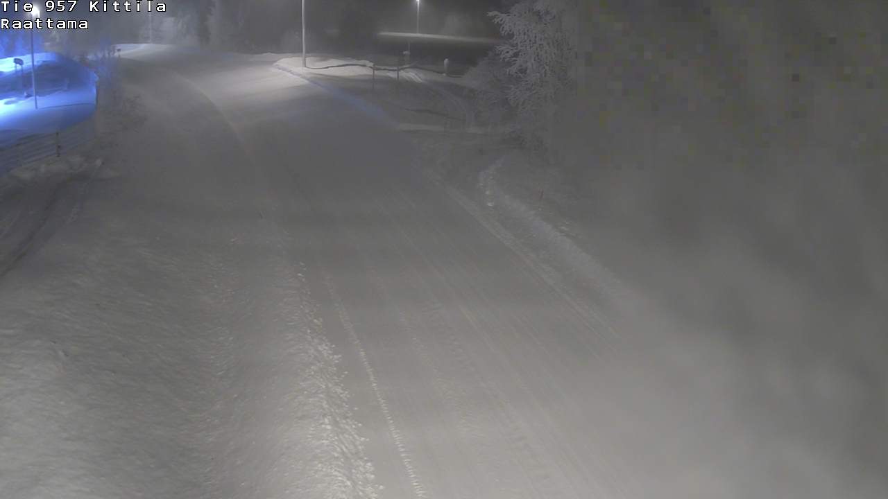 Weather Camera Image Väg 957 Kittilä, Raattama, Kittilä, Lappi