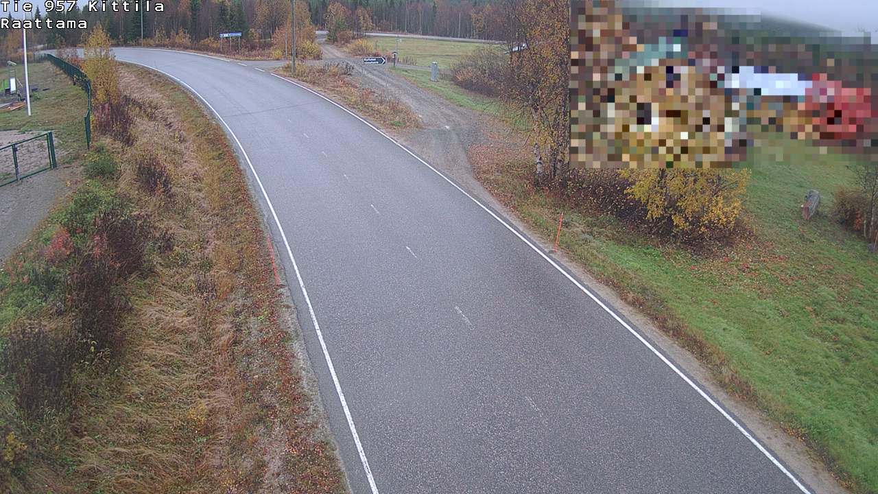 Weather Camera Image Road 957 Kittilä, Raattama, Kittilä, Lappi
