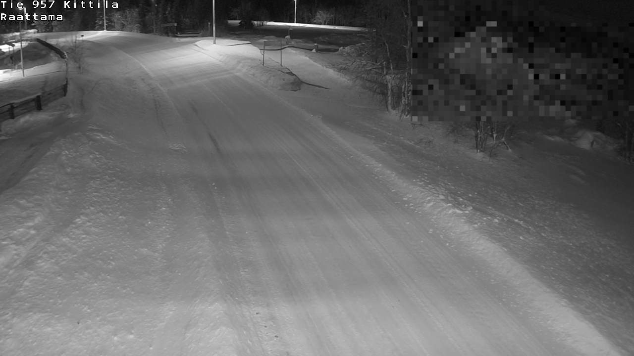 Weather Camera Image Väg 957 Kittilä, Raattama, Kittilä, Lappi
