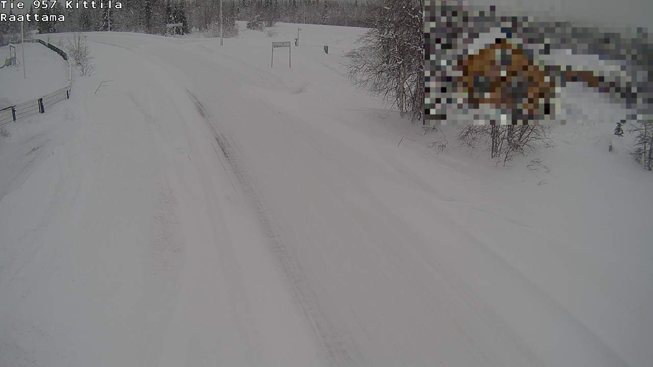 Weather Camera Image Road 957 Kittilä, Raattama, Kittilä, Lappi