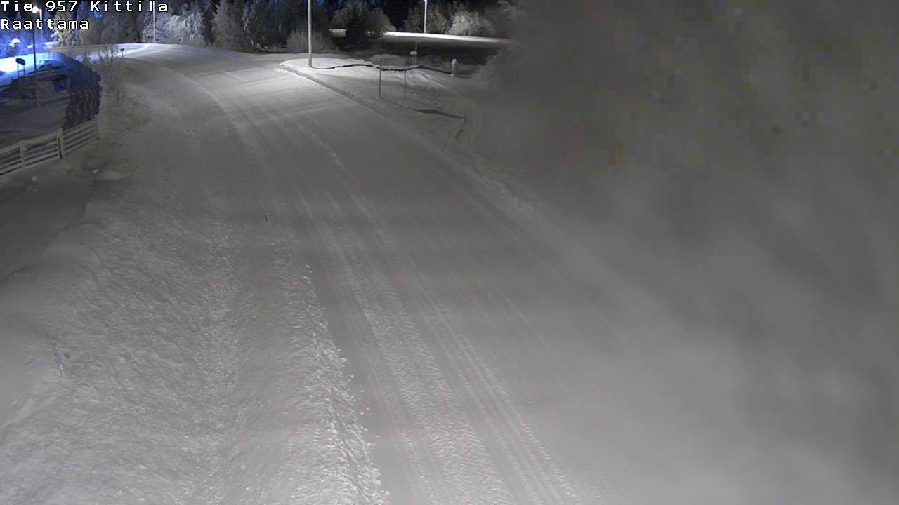 Weather Camera Image Road 957 Kittilä, Raattama, Kittilä, Lappi