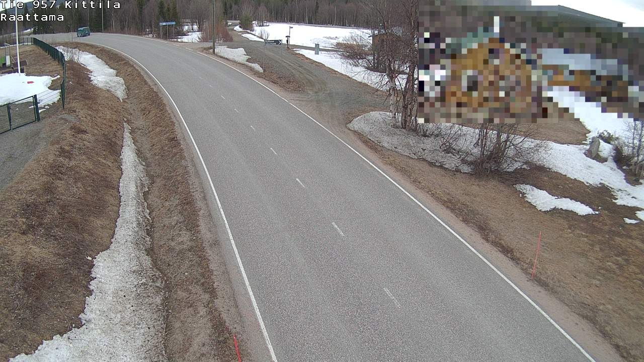 Weather Camera Image Road 957 Kittilä, Raattama, Kittilä, Lappi