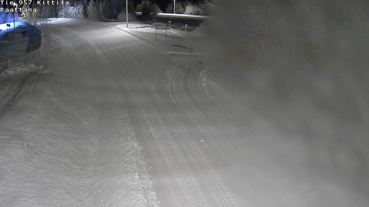Weather Camera Image Road 957 Kittilä, Raattama, Kittilä, Lappi