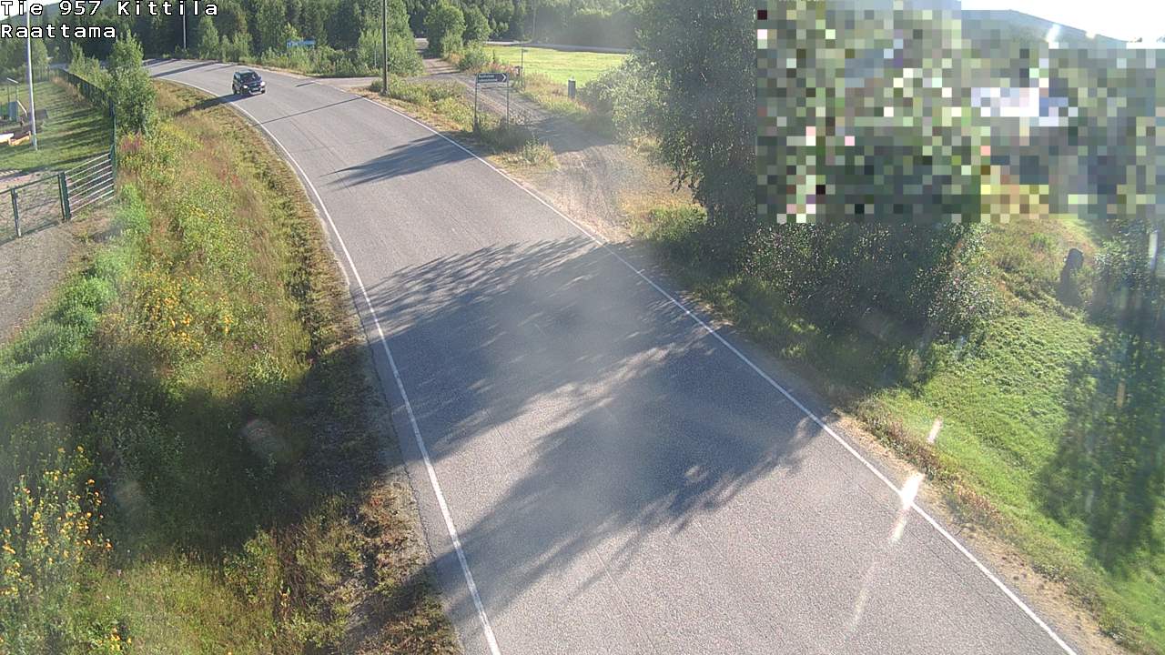 Weather Camera Image Road 957 Kittilä, Raattama, Kittilä, Lappi