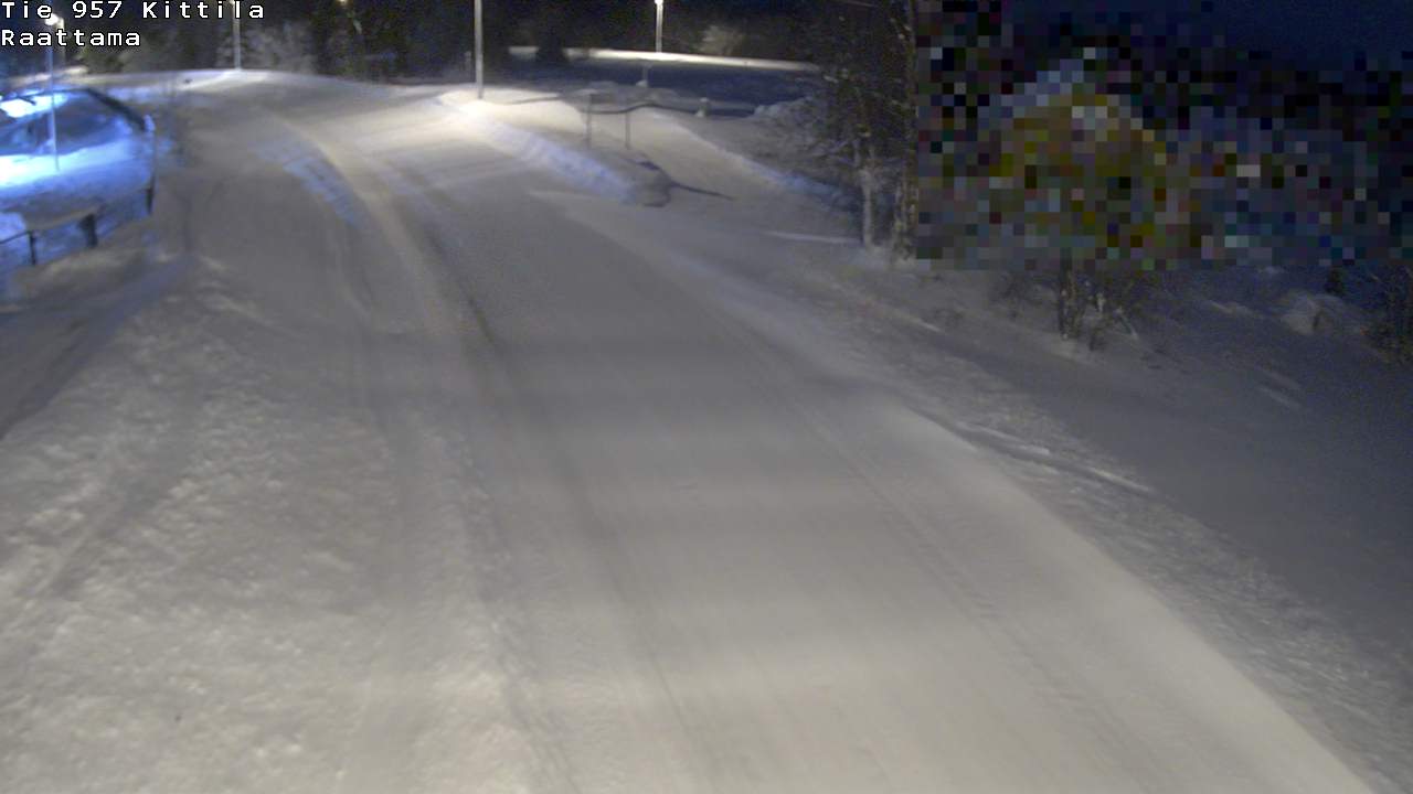 Weather Camera Image Road 957 Kittilä, Raattama, Kittilä, Lappi